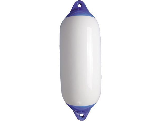 Star fender stootwil - wit met blauwe kop