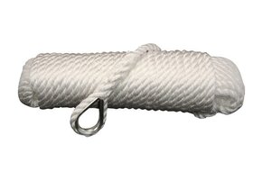 Kant en klare ankerlijn polypropyleen - wit