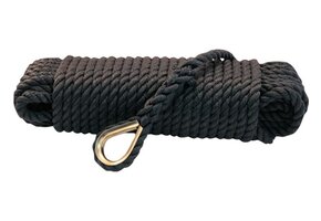 Kant en klare ankerlijn polypropyleen - zwart