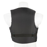 Dinghy Zipper zwemvest zwart met aqua bies