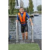 Dinghy Zipper zwemvest oranje/zwart