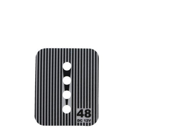 Paneelsticker t.b.v. de LED-aanduiding