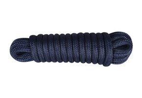 Landvast met polyester mantel en PP kern - navy