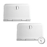 Luik voor VHF/RadioCD - 180x285 mm - Wit