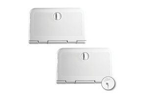 Luik voor VHF/RadioCD - 180x285 mm - Wit