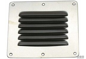 Ventilatierooster RVS - 127 x 115 mm