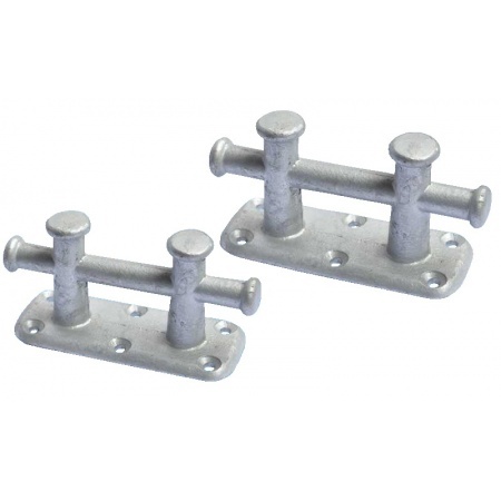 Dubbele gegalvaniseerd kruis bolders - hoogte 101 - 127 mm