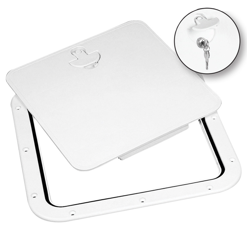 Inspectieluik met afneembare deksel - 380x380 mm - Wit