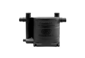 Boot Waterlock & Uitlaatdemper 9L – Ovaal - Zwart