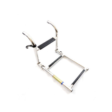 RVS zwemladder - inklapbaar - 3 treden