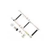 RVS zwemladder - inklapbaar - 3 treden