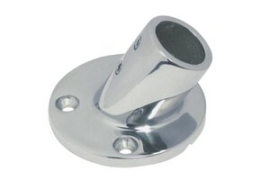 Relingvoet 60 gr. ronde voet RVS