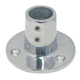 Relingvoet 90 graden ronde voet RVS