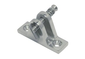 RVS dekplaat 80gr. met uitneembare pin