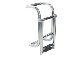 Zwemtrap voor montage aan de spiegel RVS