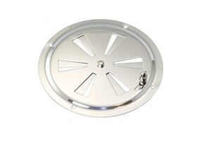 Ronde RVS ventilatieroosters, type Butterfly