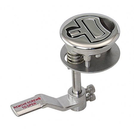 RVS Luikhandgreep met grendel