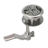 RVS Luikhandgreep met grendel