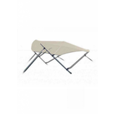 Biminitop | Aluminium 3-boogs | Breedte 137 <> 152 cm - Hoogte 137 cm