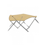 Biminitop | RVS 3-boogs | Breedte 284 <> 300 cm - Hoogte 137 cm