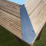 Zwembad loire - grenen - vierkant 305x305x119 cm