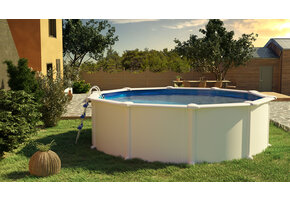 Zwembad fidji - stalenwand - rond 460x120 cm