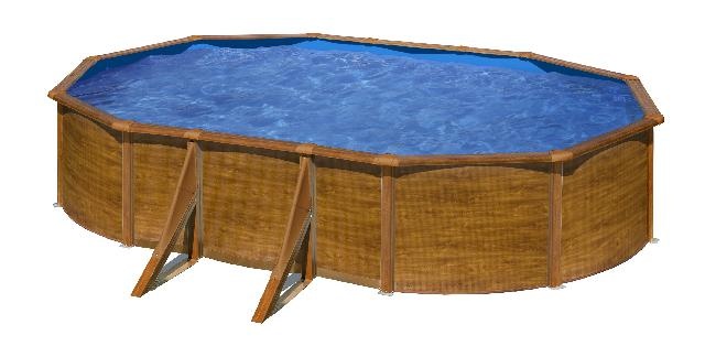 Zwembad pacific - stalenwand - ovaal 500x300x120 cm
