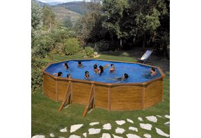 Zwembad pacific - stalenwand - ovaal 500x300x120 cm