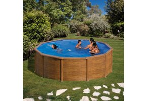 Zwembad pacific - stalenwand - rond 460x120 cm