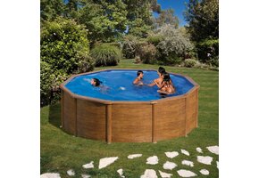 Zwembad pacific - stalenwand - rond 350x120 cm