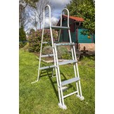 Zwembad kea - stalenwand - rond 460x120 cm