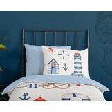 Dekbedovertrek Maritime - microvezel - 140x220 + 60x70 cm