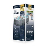 Zwembad steel pro max - grijs - ovaal 427x250x100 cm