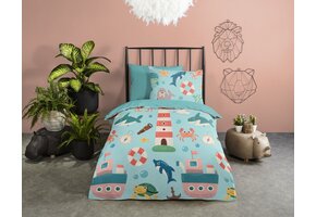 Dekbedovertrek Sailor - microvezel - eenpersoons