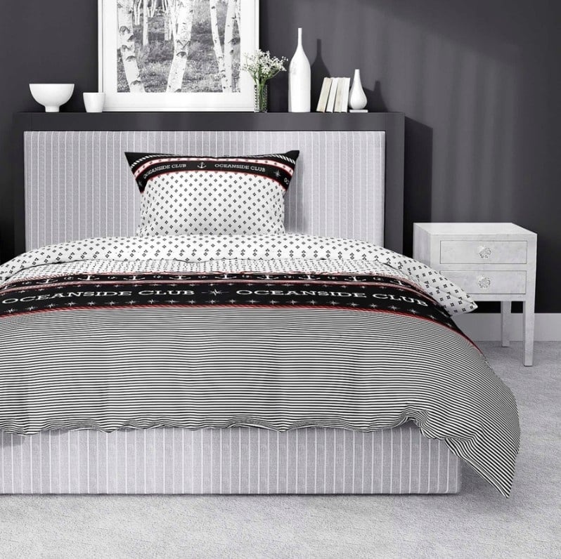 Dekbedovertrek Oceanside Club - katoen - 140x200 + 70x80 cm