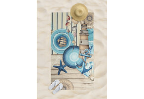 Strandlaken Aldiana - 100x180 cm - 100% velours