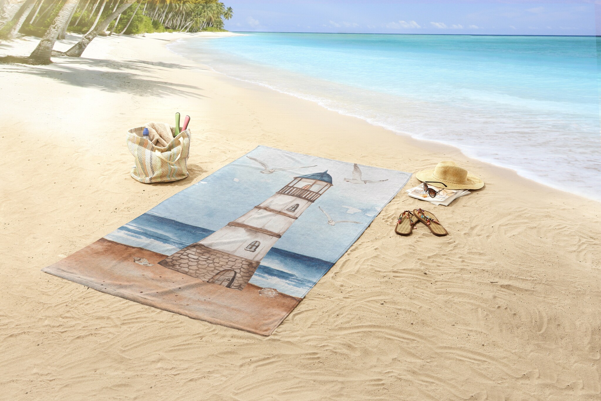 Strandlaken Berlin - 100x180 cm - 100% polyvelours