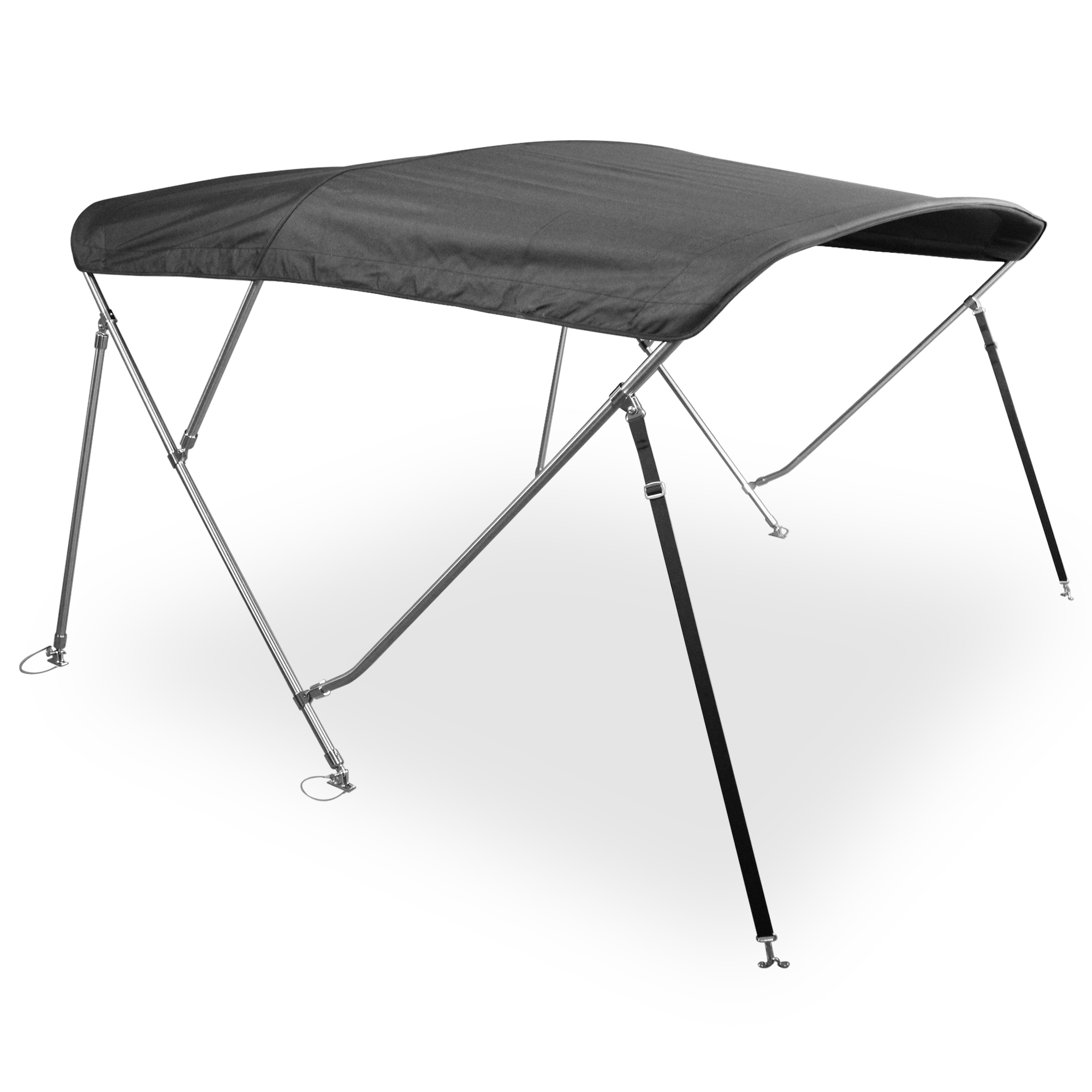 Biminitop | RVS 3-boogs | Breedte 215 <> 228 cm - Hoogte 91 cm
