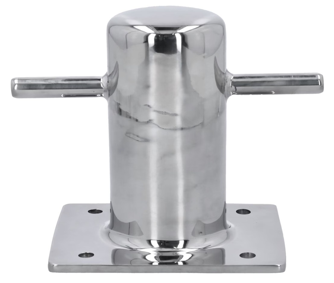 RVS bolders met voetplaat