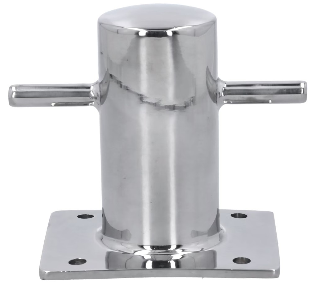 RVS bolders met voetplaat