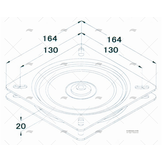 Draaiplateau voor bootstoel