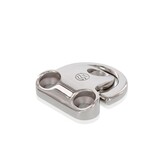 RVS montage plaat met D-ring - RVS A4-AISI316