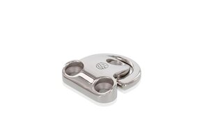 RVS montage plaat met D-ring - RVS A4-AISI316