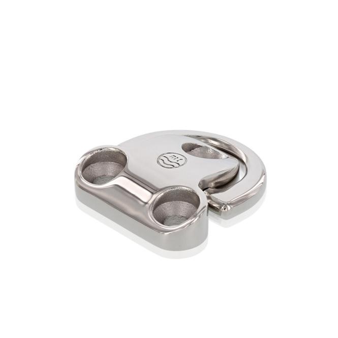 RVS montage plaat met D-ring - RVS A4-AISI316