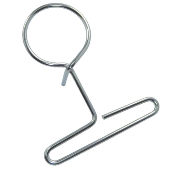 Verplaatsbare meeneem aanlegring - RVS A4-AISI316