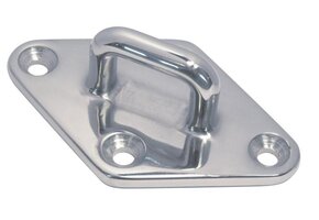 RVS Dekoog met ruitvormige basisplaat