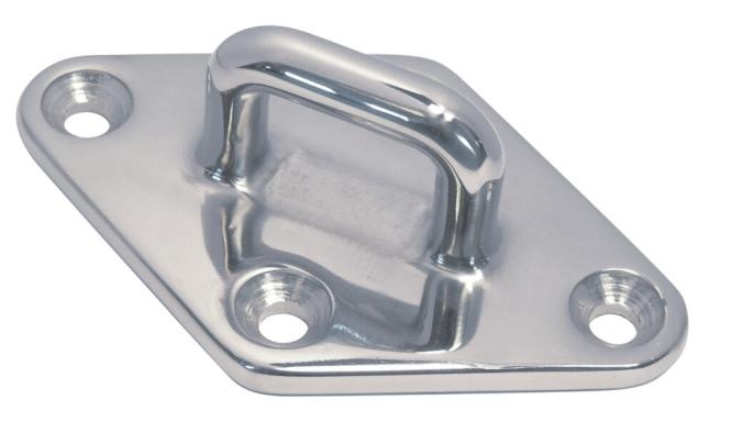 RVS Dekoog met ruitvormige basisplaat