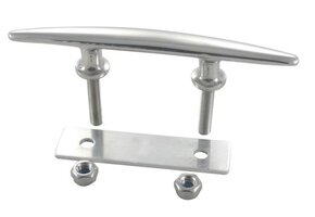 RVS kikker met draadeind en aluminium contraplaat - Roestvrij staal A4 - AISI 316