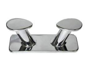 Dubbele RVS bolder voor op uw boot of steiger