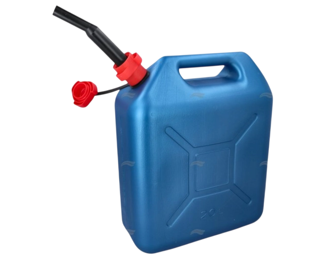 Brandstof jerrycan met schenktuit